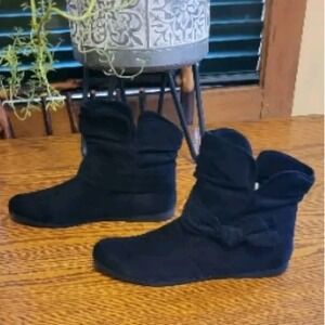 Rampage Women Ram -Besty Black Ankle Boots size 8.5‎